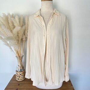 L Space cream ribbed long sleeve